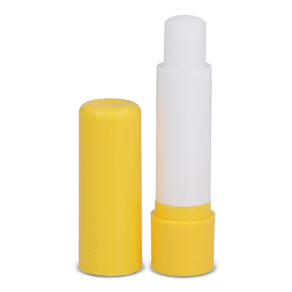 Klassischer Lippenpflegestift aus recycelten Materialien - Gelb