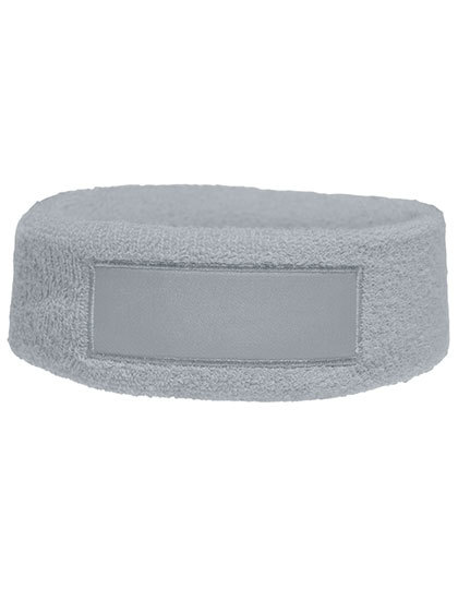 L-merch - Kopfschweißband mit Label - Grey
